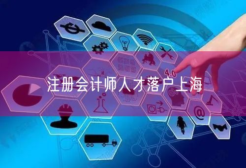 注册会计师人才落户上海