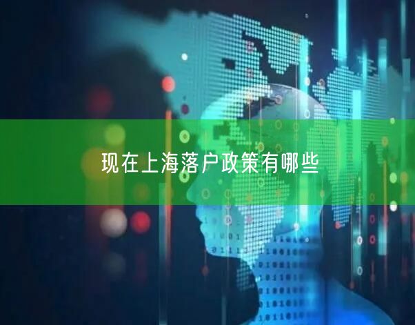 现在上海落户政策有哪些