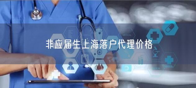 非应届生上海落户代理价格