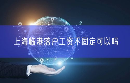 上海临港落户工资不固定可以吗
