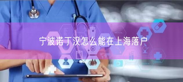 宁波诺丁汉怎么能在上海落户