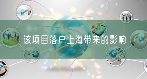 该项目落户上海带来的影响