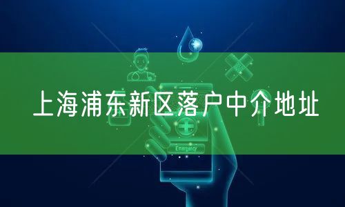 上海浦东新区落户中介地址