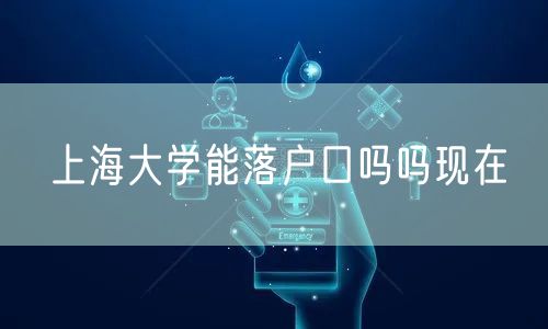 上海大学能落户口吗吗现在