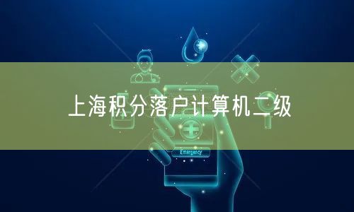 上海积分落户计算机二级