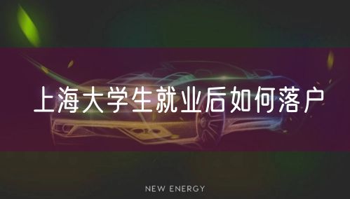 上海大学生就业后如何落户