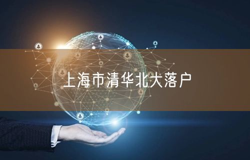 上海市清华北大落户