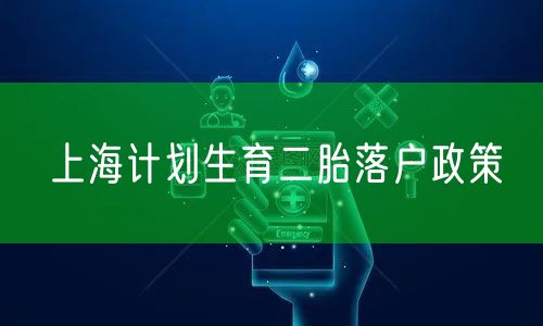 上海计划生育二胎落户政策