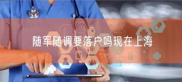 随军随调要落户吗现在上海