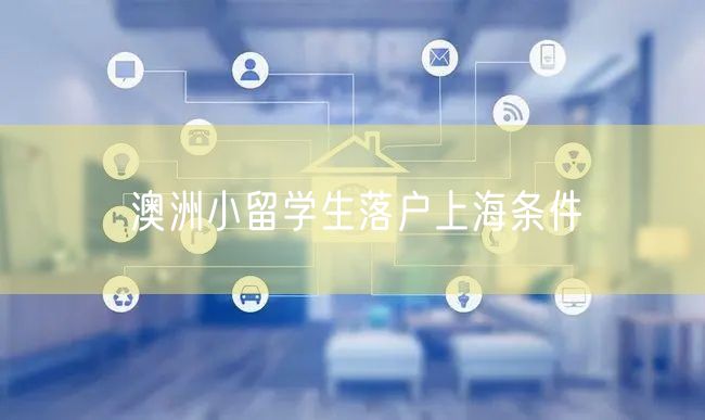 澳洲小留学生落户上海条件