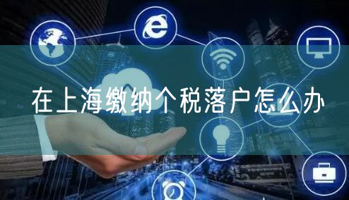 在上海缴纳个税落户怎么办