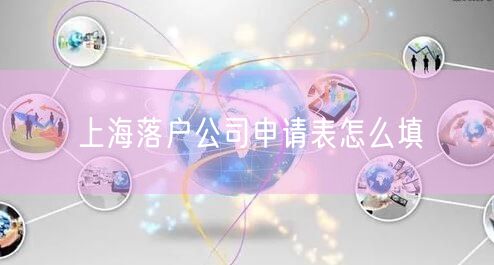 上海落户公司申请表怎么填