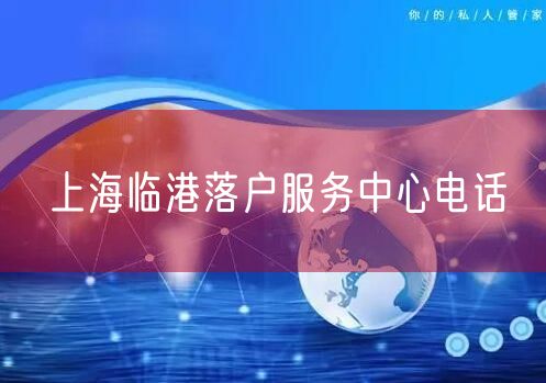 上海临港落户服务中心电话
