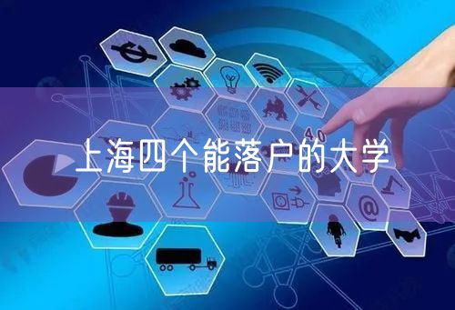 上海四个能落户的大学