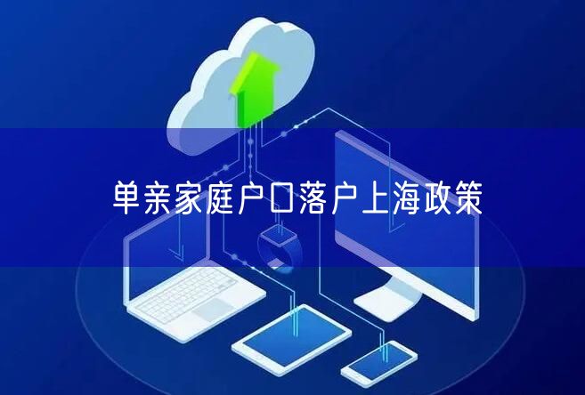 单亲家庭户口落户上海政策