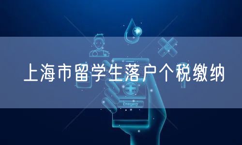 上海市留学生落户个税缴纳