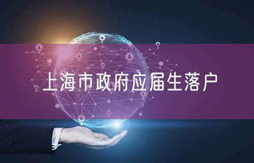 上海市政府应届生落户