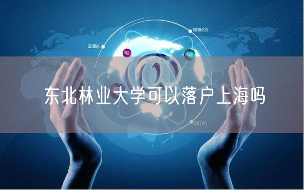 东北林业大学可以落户上海吗