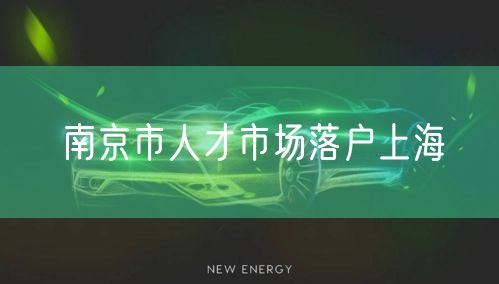 南京市人才市场落户上海