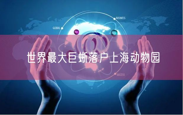 世界最大巨蜥落户上海动物园