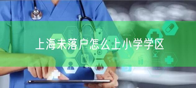 上海未落户怎么上小学学区